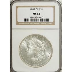 1892-CC $1 MS63 NGC