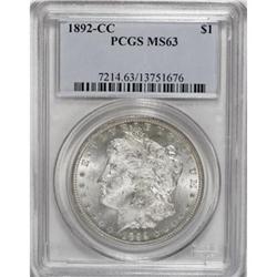 1892-CC $1 MS63 PCGS