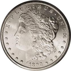 1892-CC $1 MS64 PCGS