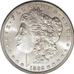 1892-CC $1 MS64 PCGS