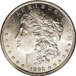 1892-CC $1 MS62 Deep Mirror Prooflike PCGS