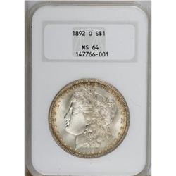 1892-O $1 MS64 NGC