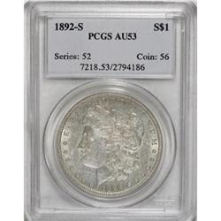 1892-S $1 AU53 PCGS