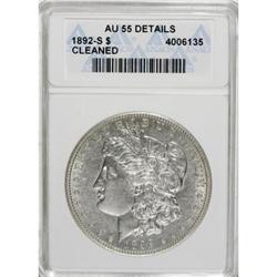 1892-S $1 AU55 ANACS