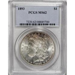 1893 $1 MS62 PCGS