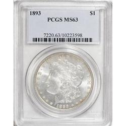 1893 $1 MS63 PCGS