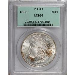 1893 $1 MS64 PCGS