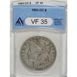 1893-CC $1 VF35 ANACS