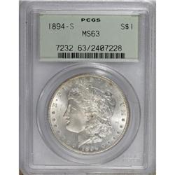 1894-S $1 MS63 PCGS
