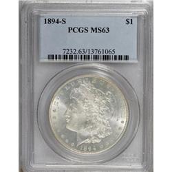 1894-S $1 MS63 PCGS