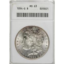 1894-S $1 MS63 ANACS