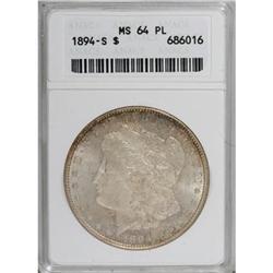 1894-S $1 MS64 Prooflike ANACS
