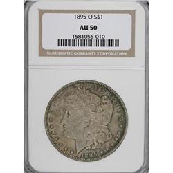 1895-O $1 AU50 NGC