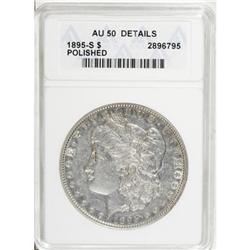 1895-S $1 AU50 Details ANACS