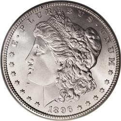 1896 $1 MS67 NGC