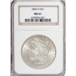 1896-O $1 MS61 NGC