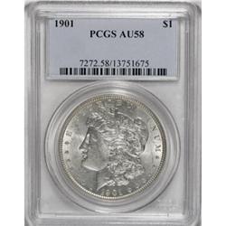 1901 $1 AU58 PCGS