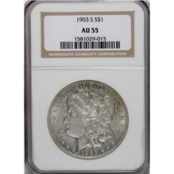 1903-S $1 AU55 NGC