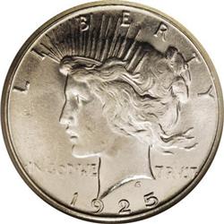 1925-S $1 MS65 NGC