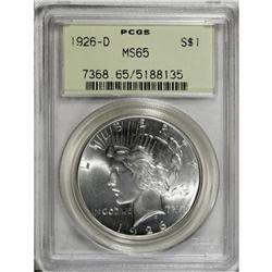1926-D $1 MS65 PCGS