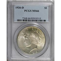 1926-D $1 MS66 PCGS