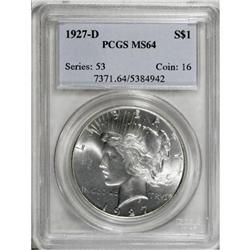 1927-D $1 MS64 PCGS
