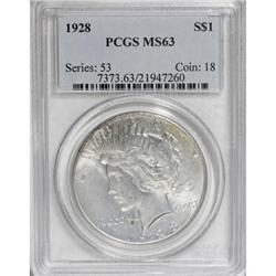 1928 $1 MS63 PCGS