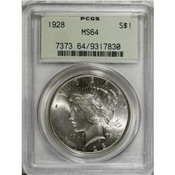 1928 $1 MS64 PCGS