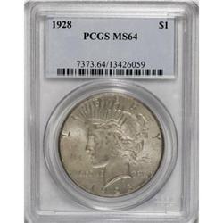 1928 $1 MS64 PCGS