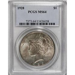 1928 $1 MS64 PCGS