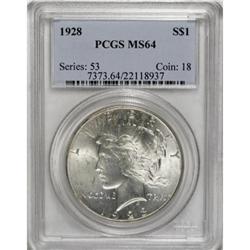 1928 $1 MS64 PCGS