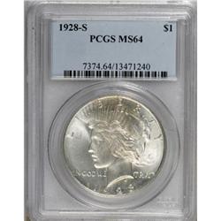 1928-S $1 MS64 PCGS