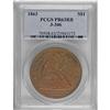 Image 3 : 1863 $1 Judd-346 PR63 RB PCGS