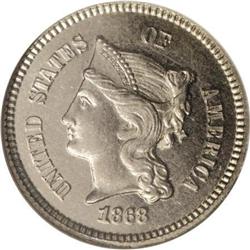 1868 1C One Cent, Judd-608, Pollock-673, R.4,