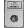 Image 3 : 1869 25C Judd-727 R.5 PR67 Star Cameo NGC