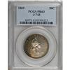 Image 3 : 1869 50C Standard Silver Half Dollar, Judd-743,
