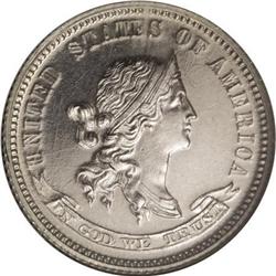 1870 10C Standard Silver Ten Cents, Judd-843,
