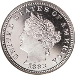 1883 Liberty Nickel, Judd-1710, PR67 NGC