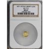 Image 3 : 1871 25C Liberty Octagonal BG-715 MS67 NGC
