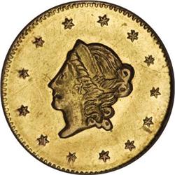 1871 $1 BG-1201 AU58 Prooflike NGC