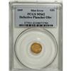 Image 1 : 1849 G$1 No L MS62 PCGS