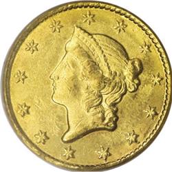 1853-C G$1 MS62 PCGS