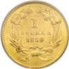 Image 2 : 1859 G$1 MS65 PCGS