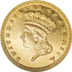 1889 G$1 MS66 Prooflike NGC