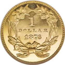 1876 G$1 PR65 S Ultra Cameo NGC