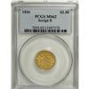 Image 3 : 1836 $2 1/2 Script 8 MS62 PCGS