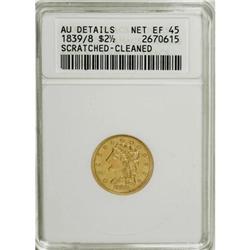 1839 $2 1/2 AU Details ANACS