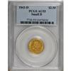 Image 3 : 1843-D $2 1/2 Small D AU55 PCGS