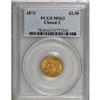 Image 1 : 1873 $2 1/2 Closed 3 MS63 PCGS