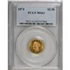 Image 3 : 1874 $2 1/2 MS61 PCGS